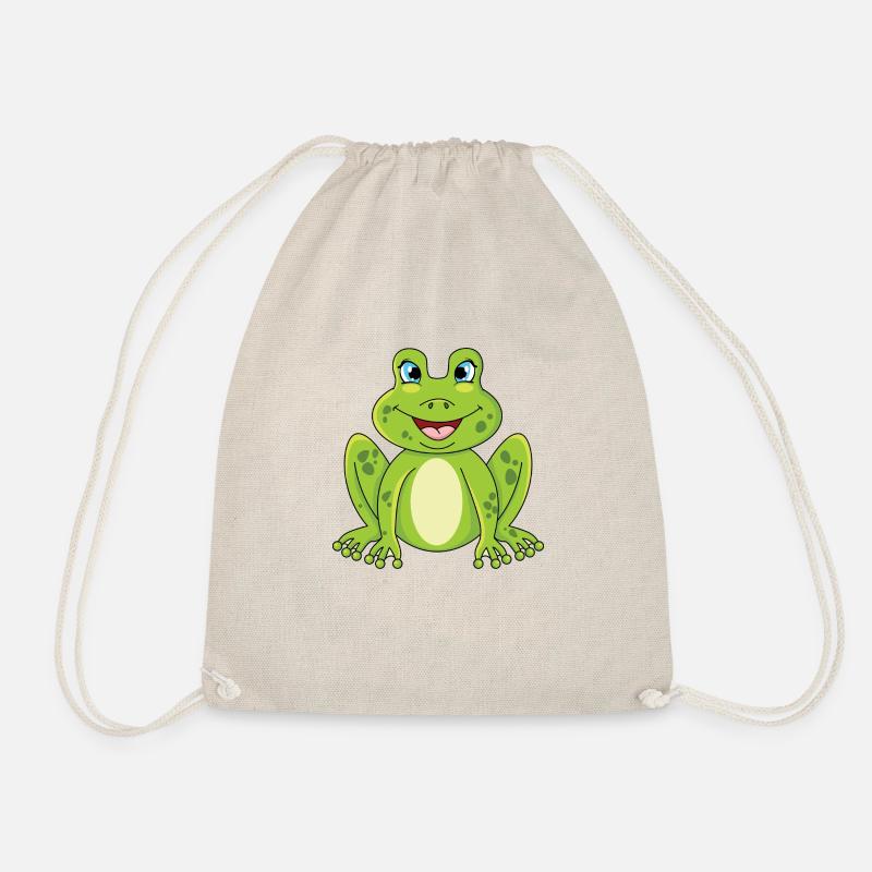 frog - Drawstring Bag - nature
