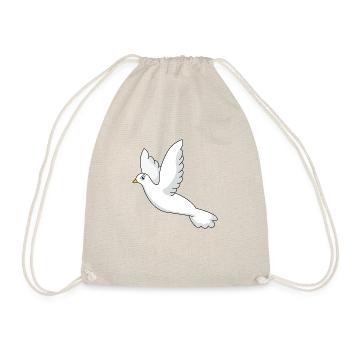 Dove - Drawstring Bag - nature - Front
