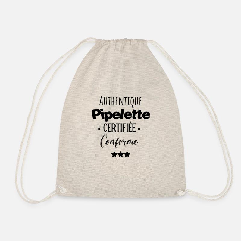 Authentique pipelette certifiée conforme - Sac de sport léger - nature