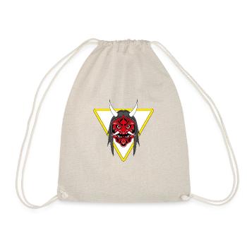 Démon rouge dans un triangle - Sac de sport léger - nature - Devant