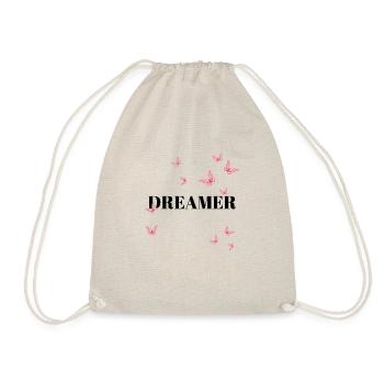 DREAMER - pink version - Turnbeutel - Natur - Vorne