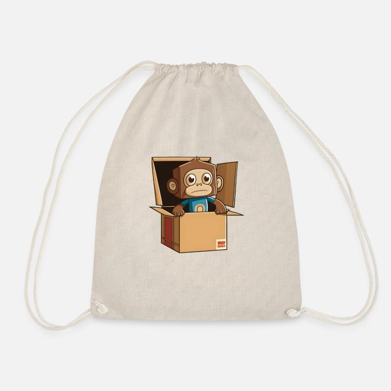 Super Cute monkey - Turnbeutel - Natur