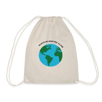 Voyage autour du monde - Sac de sport léger - nature - Devant