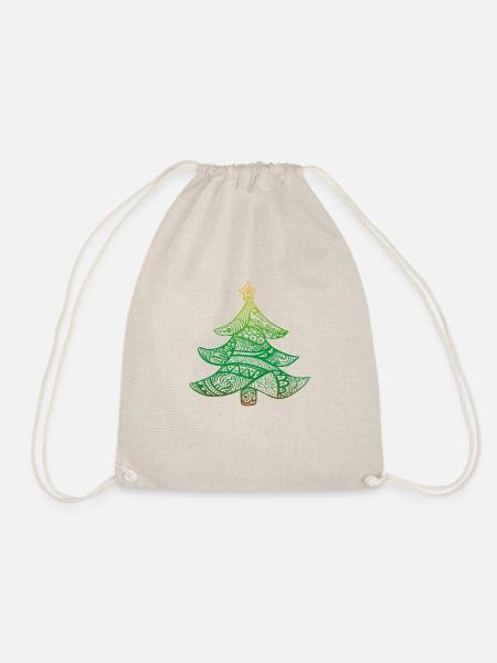 Weihnachtsbaum - Turnbeutel - Natur