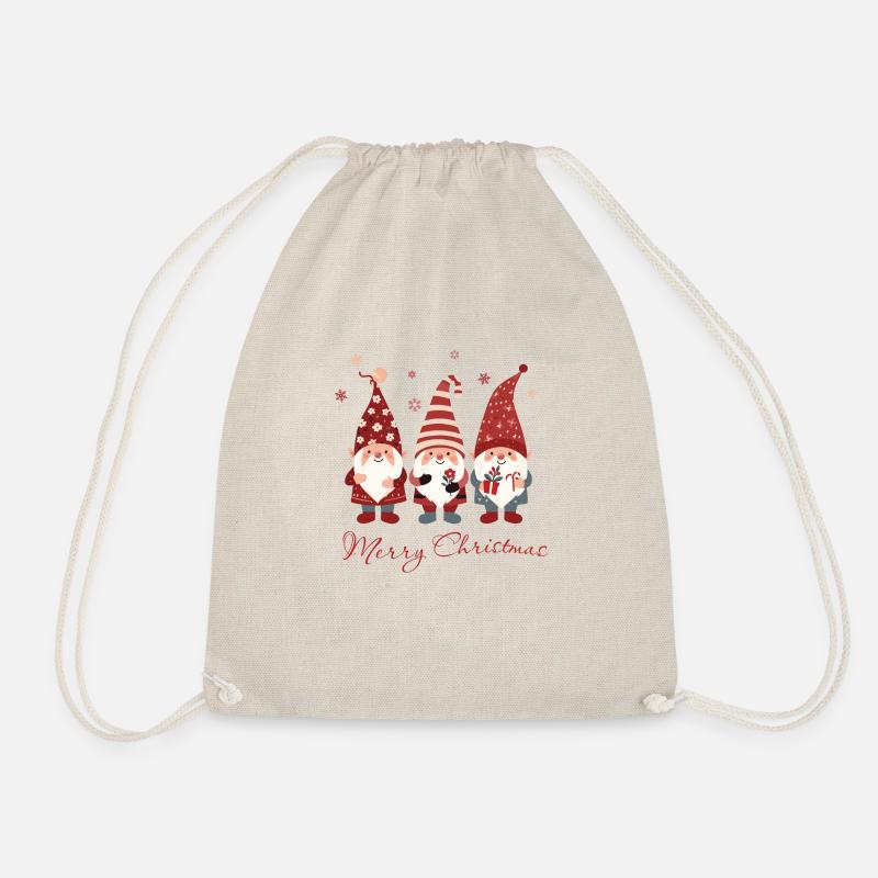Trois nains de Noël drôle - Sac de sport léger - nature