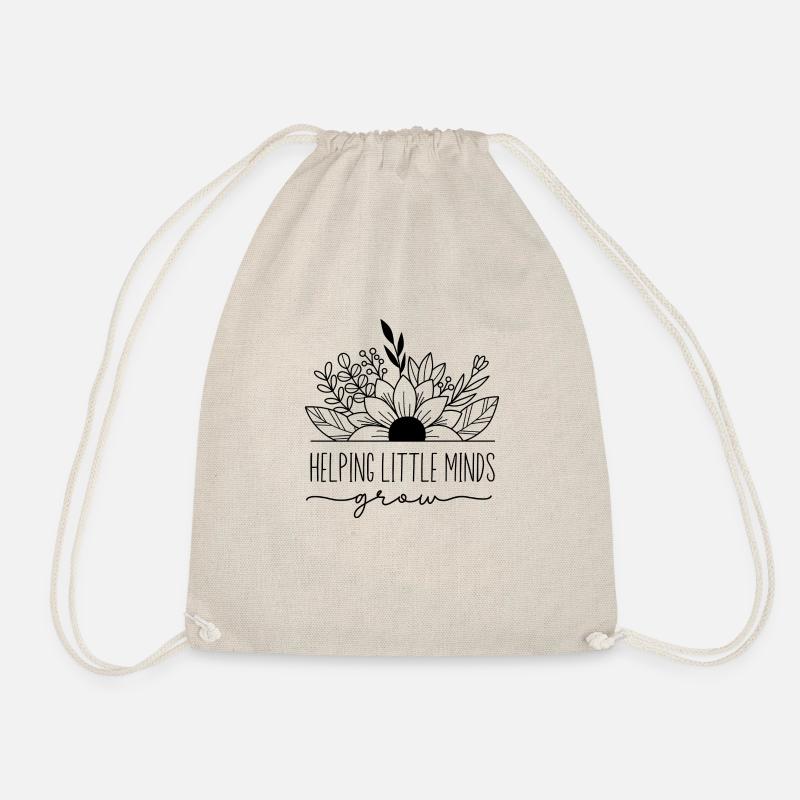 Helping little Minds Grow - Turnbeutel - Natur