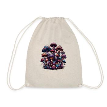 Psychedelic Mushroom Magic - Drawstring Bag - nature - Front