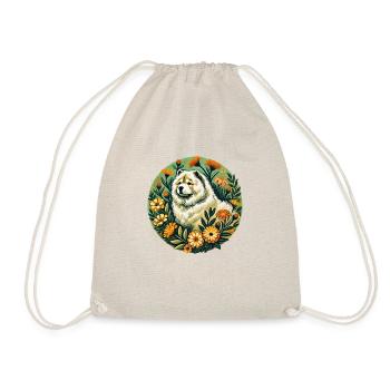 Chow Chow Frühling - Turnbeutel - Natur - Vorne