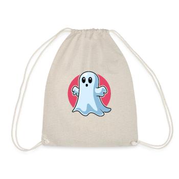 Spooky Cute Ghost - Drawstring Bag - nature - Front