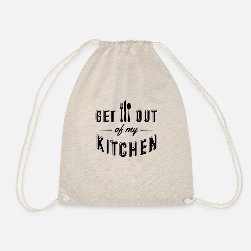 get out of my kitchen - Turnbeutel - Natur