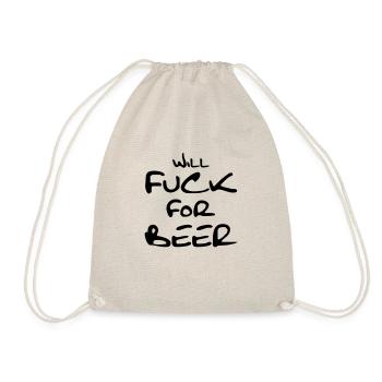 fck4beer T-shirts - Turnbeutel - Natur - Vorne