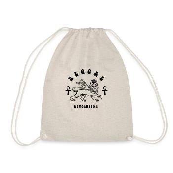Reggae lion eu - Drawstring Bag - nature - Front
