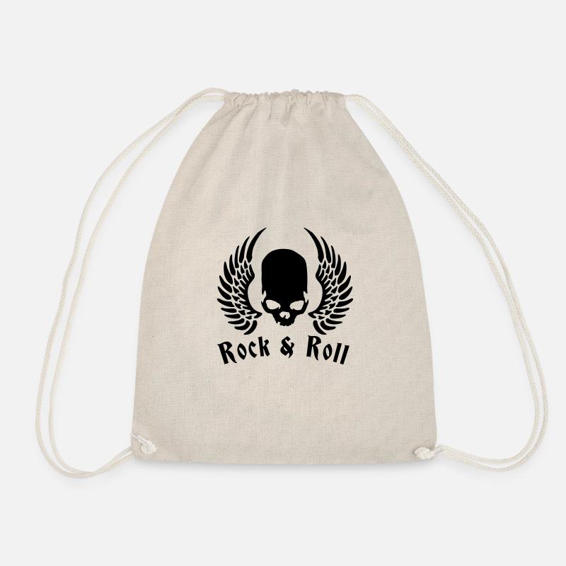 rockwing_skull_1c - Turnbeutel - Natur