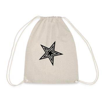 star - Drawstring Bag - nature - Front