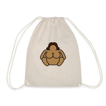 Fat Woman - Drawstring Bag - nature - Front