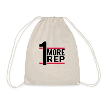 1 More Rep - Drawstring Bag - nature - Front