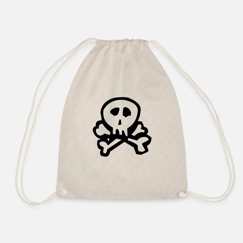 Funny Skull - Turnbeutel - Natur