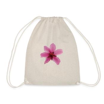 peach blossom - Drawstring Bag - nature - Front