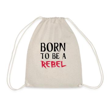 Rebel - Drawstring Bag - nature - Front