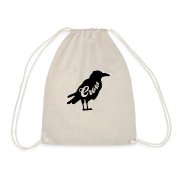crow - Turnbeutel - Natur - Vorne
