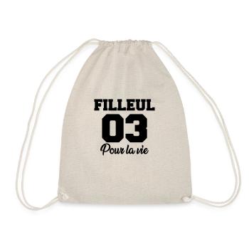 filleul 03 pour la vie - Turnbeutel - Natur - Vorne
