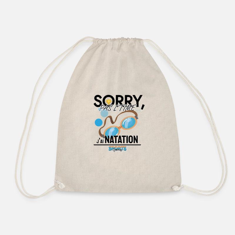 Désolé, pas le time - j'ai natation - Sac de sport léger - nature
