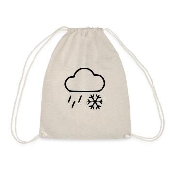 Rain & Snow - Drawstring Bag - nature - Front