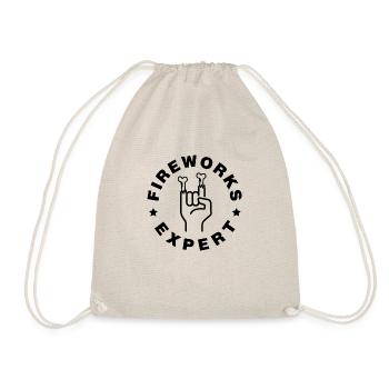 Fireworks Expert Firework Firecracker Pyro - Drawstring Bag - nature - Front