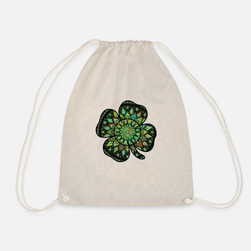 Mandala de shamrock de la Saint-Patrick - Sac de sport léger - nature