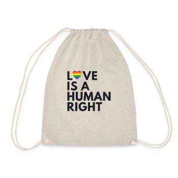 Regenbogen, LGBT, Rainbow, Gay Pride, Love, Pride - Turnbeutel - Natur - Vorne