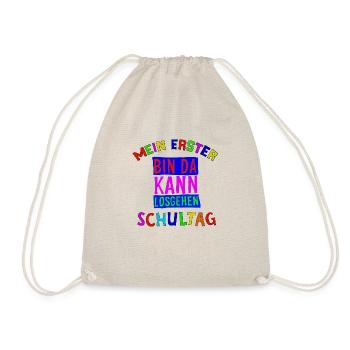 Erster Schultag - Turnbeutel - Natur - Vorne