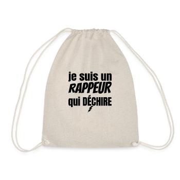 rappeur qui déchire - Sac de sport léger - nature - Devant