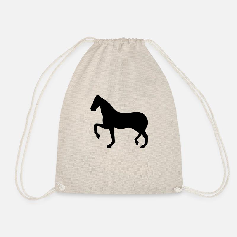 Silhouette de cheval - Sac de sport léger - nature