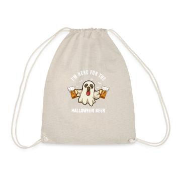 HALLOWEEN BEER - Drawstring Bag - nature - Front
