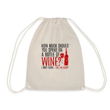 Combien devriez-vous dépenser pour une bouteille de vin? 2 - Sac de sport léger - nature - Devant