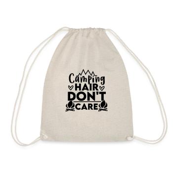 Les cheveux de camping ne le font pas - Sac de sport léger - nature - Devant