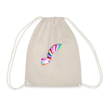 Colorful (RGB) light painting - Drawstring Bag - nature - Front