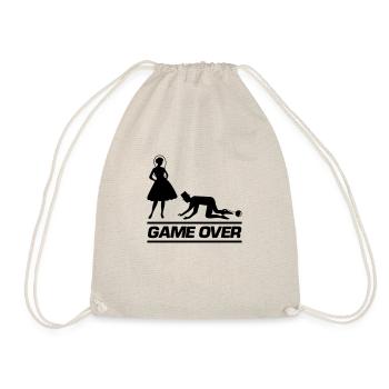 ehepaar game over - Turnbeutel - Natur - Vorne