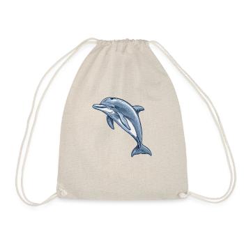 Dolphin - Drawstring Bag - nature - Front