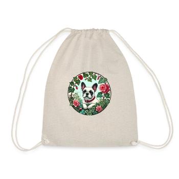 French Bulldog - Drawstring Bag - nature - Front