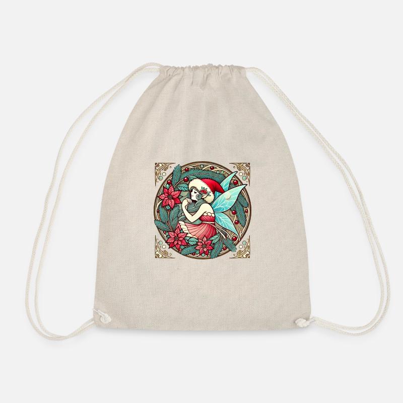 Fée de Noël - Sac de sport léger - nature