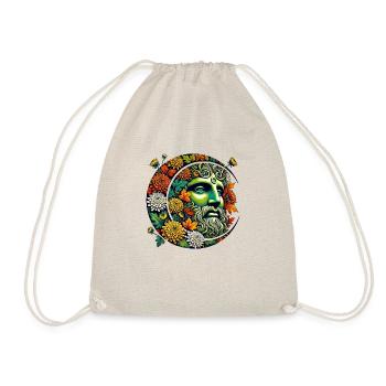 Herbstlicher Greenman - Turnbeutel - Natur - Vorne