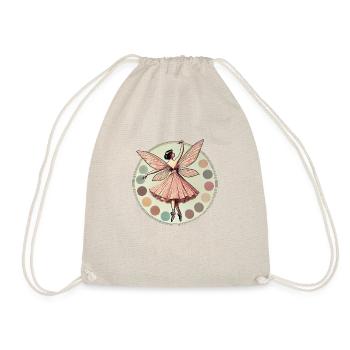 Feen-Ballerina - Turnbeutel - Natur - Vorne