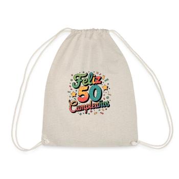 ¡Feliz 50 Cumpleaños! - Turnbeutel - Natur - Vorne