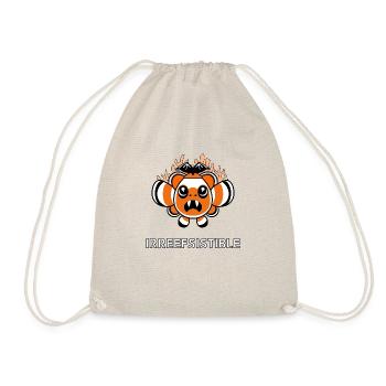 Un poisson-clown irrésistible prêt pour Halloween - Sac de sport léger - nature - Devant