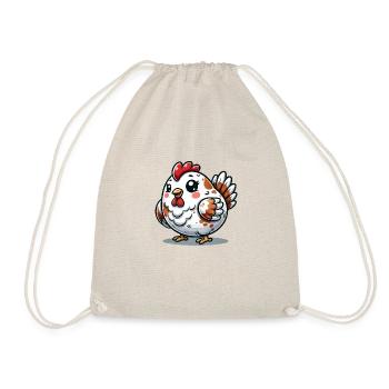 Poulet - Sac de sport léger - nature - Devant