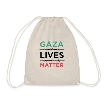 Gaza Lives Matter Couleurs du drapeau de la Palestine - Sac de sport léger - nature - Devant