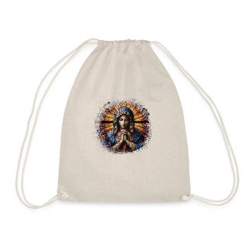 Holly Mary Maria Madonna Mariana Virgin Mary Holy - Drawstring Bag - nature - Front