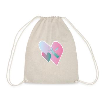 Love Assemble 00 - Drawstring Bag - nature - Front