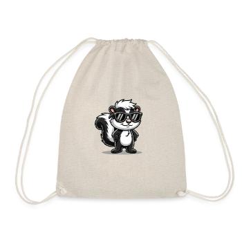Skunk Comic - Drawstring Bag - nature - Front